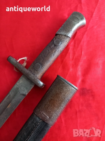1913г WW1 Голям Толедски Байонет .Щик М1913 ,ПСВ, снимка 4 - Антикварни и старинни предмети - 52488716