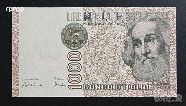 Италия. 1000 лири. 1982 година.