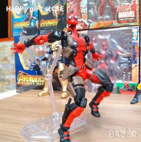 Статуетка Marvel: Върколакът и детпул Wolverine and Deadpool (Hero Collector), екшън фигура 16см. , снимка 10 - Фигурки - 46864175