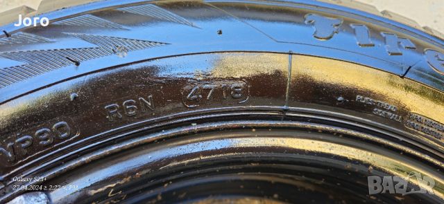 зимни гуми с железни джанти 5×100 ет 38 централен отвор 57,1 , снимка 3 - Гуми и джанти - 45481248
