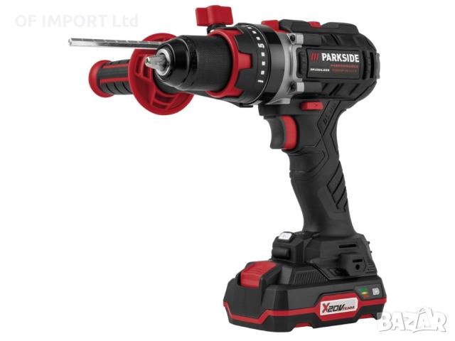 Комплект Професионален Безчетков Ударен Винтоверт PARKSIDE Performance PSBSAP 20-Li C3 с Две Батерии, снимка 3 - Винтоверти - 52087406