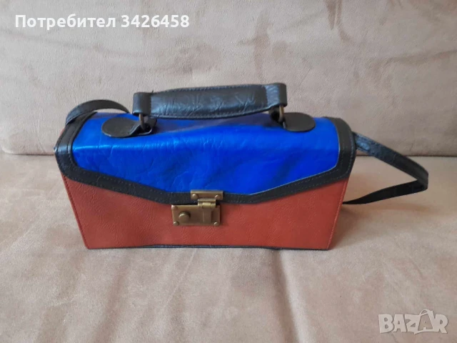 Дамска чанта - цвят турско синьо