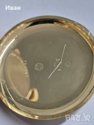 Златен часовник IWC Probus Scarfusia, снимка 9 - Антикварни и старинни предмети - 53638895