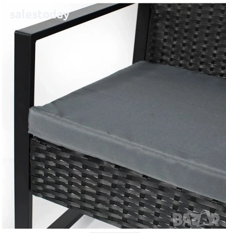 Градински комплект от 2 стола и масичка, снимка 4 - Градински мебели, декорация  - 53532083