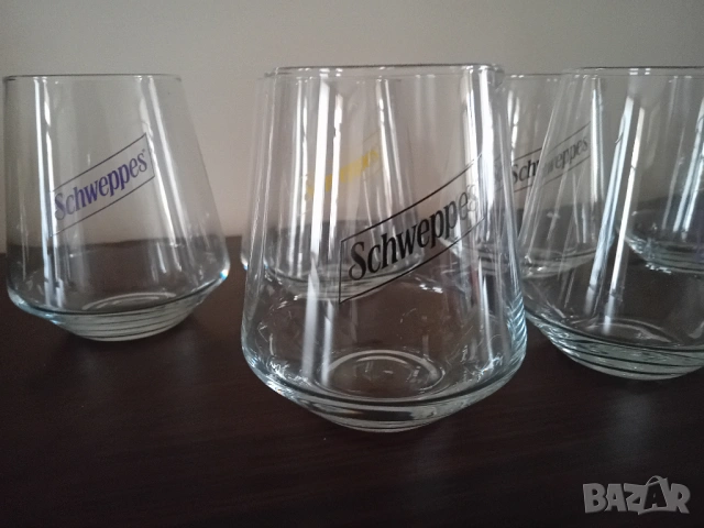 6 бр. чаши RASTAL брандирани за Schweppes. Нови., снимка 3 - Антикварни и старинни предмети - 53851647