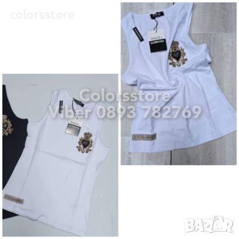 Бял потник Dolce&Gabbana-160pe, снимка 1 - Потници - 46281349