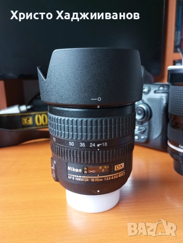 Обектив Никон Nikon Nikkor AF-S 18-70 ED