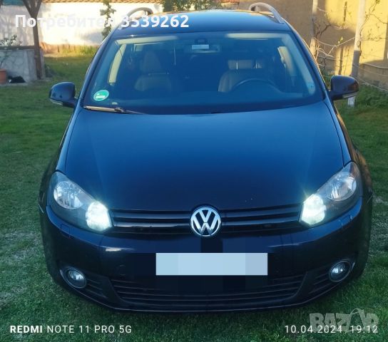 Golf 6 Wariant. 2, 0 TDI,140кс,Автомат,DSG6,пера на волана, снимка 8 - Автомобили и джипове - 45210574