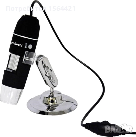 микроскоп DigiMicroscope USB 200, Reflecta Германия, 25х-200х,, снимка 2 - Друга електроника - 52572991