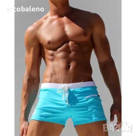 Мъжки модни бански шорти, 5цвята , снимка 5 - Бански - 50075482
