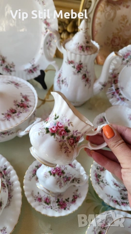 Сервиз за хранене и кафе Royal Albert, Lavender Rose , снимка 6 - Сервизи - 53869490