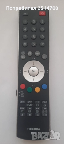 Toshiba CT-865 дистанционно управление за TV, VCR и DVD