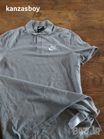 Nike Sportswear Polo Shirt Grey - страхотна мъжка тениска , снимка 7 - Тениски - 44960176