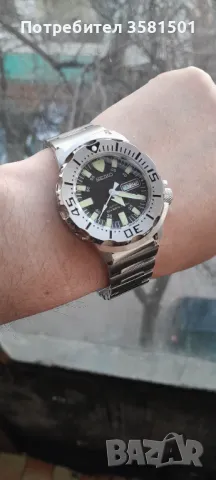 Seiko Black Monster Diver's 200m Automatic Mod., снимка 4 - Мъжки - 47084803