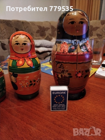 КРАСИВА СЪВЕТСКА МАТРЬОШКА ОТ 80 – ТЕ, снимка 6 - Антикварни и старинни предмети - 52586081