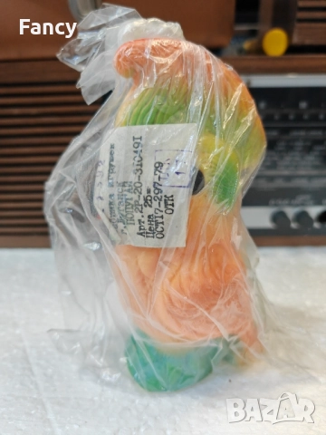 Нова гумена играчка Папагал