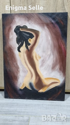 Авторска картина, еротика, голо женско тяло , снимка 5 - Картини - 53215953