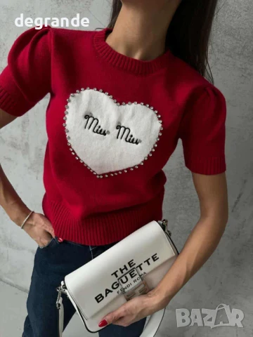 НАМАЛЕНА Червено MiuMiu , снимка 2 - Корсети, бюстиета, топове - 51131174