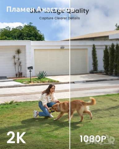 Камера за видеонаблюдение ieGeek ZS-GX3S (бяла) – 2K QHD, AI, снимка 3 - HD камери - 52178102