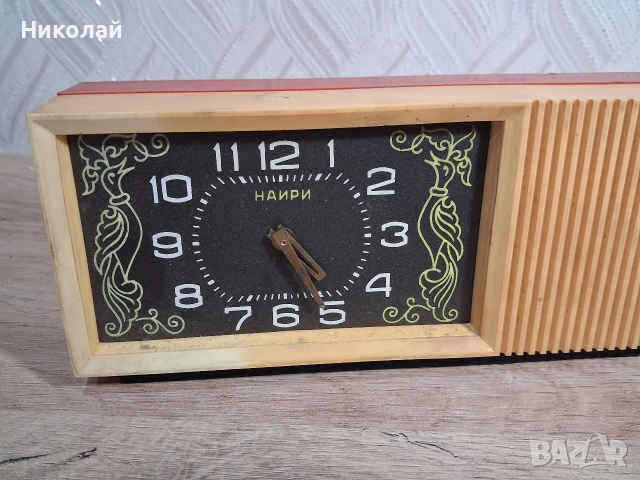 Лот 4 броя електро механични будилници Слава Наири за ремонт части, снимка 7 - Антикварни и старинни предмети - 53618398