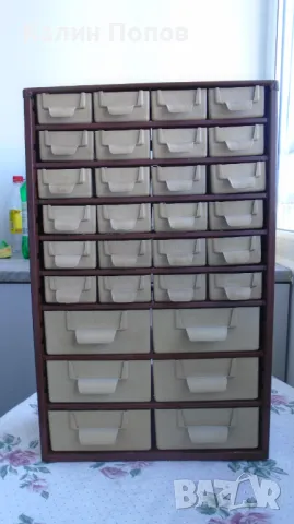 Органайзер за електронни компоненти за стена