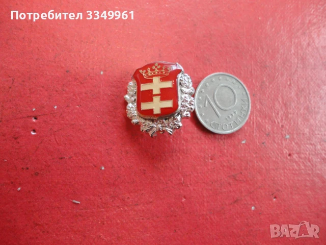 Немски знак значка с емайл 33