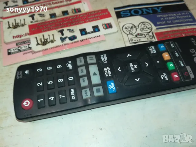 LG BLU-RAY REMOTE CONTROL-SWISS 1008242018, снимка 2 - Дистанционни - 46868485