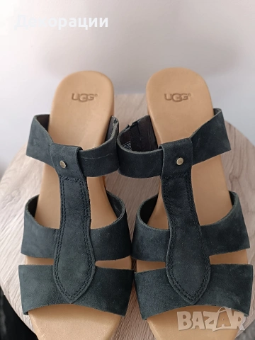 нови дамски сандали от естествена кожа тип сабо UGG, снимка 4 - Сандали - 53856489