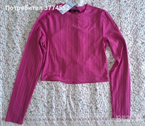 Блуза с дълъг ръкав с етикет, снимка 1 - Блузи с дълъг ръкав и пуловери - 45932892