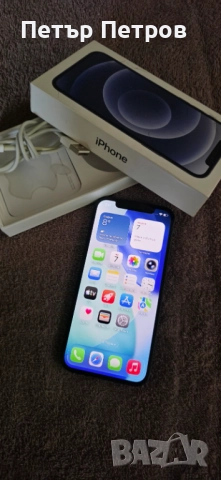 iPhone 12  Black 64GB 77% battery КОМПЛЕКТ!