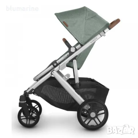 Бебешка количка UPPAbaby VISTA V2 Emmett Green Melange, снимка 10 - Детски колички - 47732077