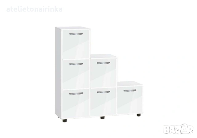 Етажерка Кубо 6 с шест вратички постформинг, снимка 11 - Етажерки - 53869702