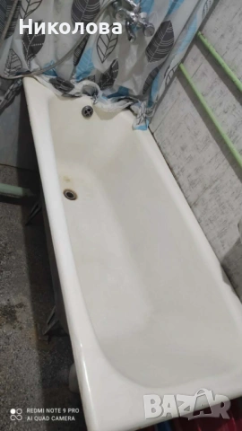 Бяла,чугунена вана., снимка 6 - За банята - 54188123