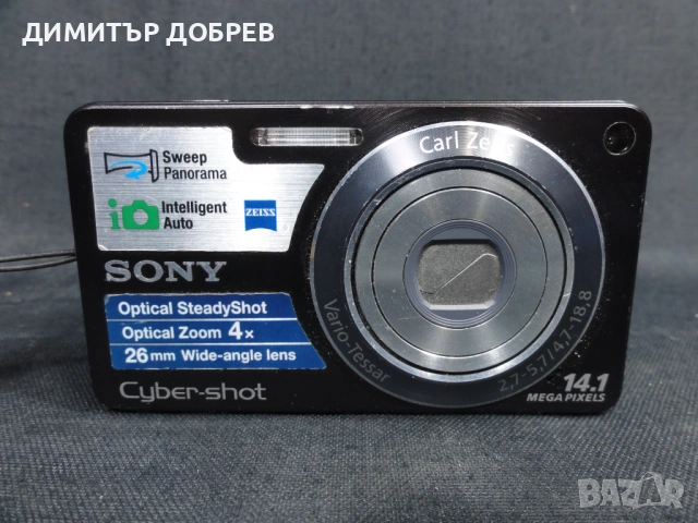 ЦИФРОВ ФОТОАПАРАТ SONY CYBER-SHOT DSC-W350 14.1MP DIGITAL CAMERA, снимка 3 - Фотоапарати - 53725705