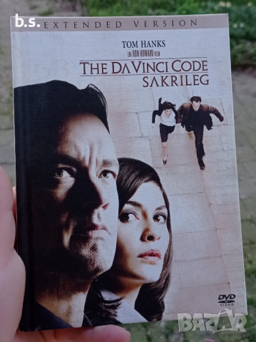 The Da Vinci code с Том Ханкс DVD луксозно издание без бг субс , снимка 1 - DVD филми - 45020949