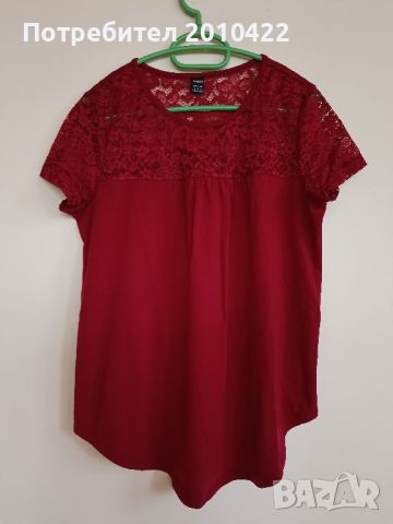 Блуза в цвят бордо. S размер, нова, снимка 1 - Корсети, бюстиета, топове - 45919672