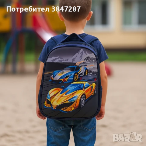 Детски ранички с цветни герои – стил и удобство за училище и игри, снимка 4 - Раници - 51213092