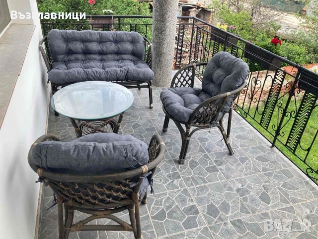 Комплект възглавници за ратанов комплект, снимка 3 - Градински мебели, декорация  - 50837123