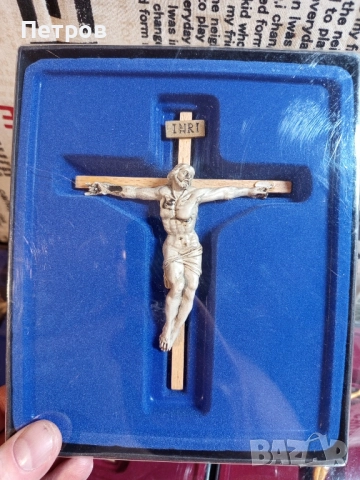 Разпятие/Кръст за стена, снимка 4 - Антикварни и старинни предмети - 51756835