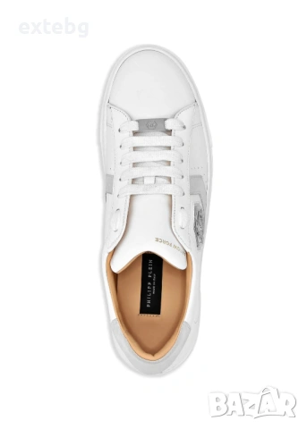 PHILIPP PLEIN оригинални нови бели сникърси разм.42, снимка 5 - Спортно елегантни обувки - 54207558