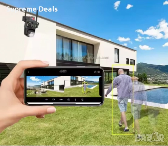 Тройна WIFI Smart Camera P21-SP3 , снимка 5 - IP камери - 54161253