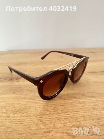 Дамски слънчеви очила с кафяви рамки, снимка 3 - Слънчеви и диоптрични очила - 45842590