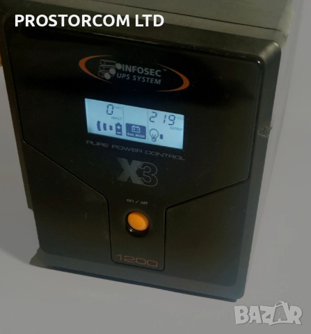 UPS Infosec X3 1200/600W, цената е с вкл. ДДС, гаранция, снимка 2 - Друга електроника - 52385296