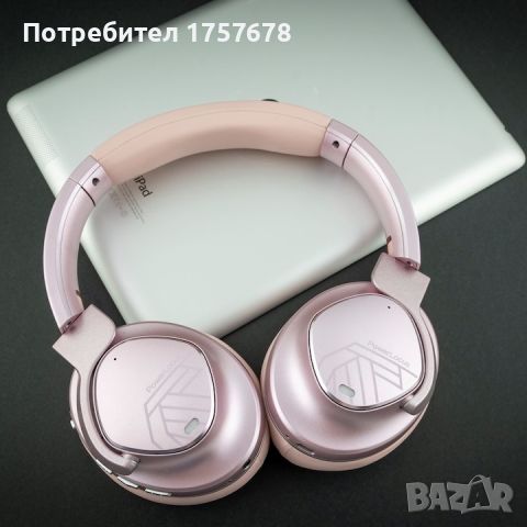 Безжични Слушалки PowerLocus, Bluetooth, Active Noise Cancelling Слушалки, 70 Часа Батерия, Voice As, снимка 6 - Bluetooth слушалки - 45618421