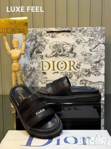Dior ✨Дамски Чехли , снимка 4 - Чехли - 54282493