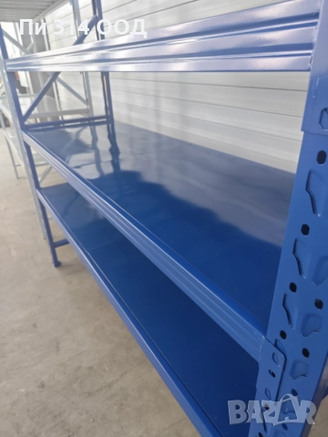 Метален стелаж с 4 рафта, снимка 17 - Стелажи и щандове - 51653266