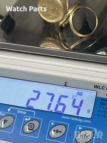 Златен джобен часовник 14 карата, снимка 12 - Джобни - 53087796