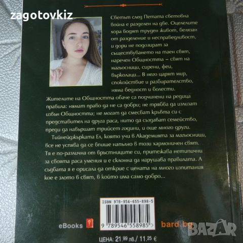 Академия за магьосници Ел Феъри , снимка 2 - Художествена литература - 46526758