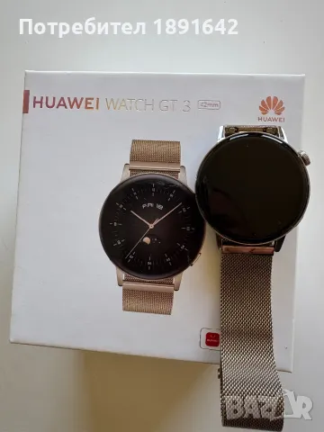 Продавам запазен часовник HUAWEI WATCH GT 3 42mm, снимка 1 - Дамски - 47648294