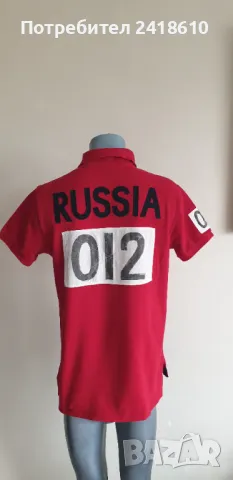 POLO Ralph Lauren Russia Limited Pique Cotton Custom Fit Mens Size M ОРИГИНАЛ! Мъжка Тениска!, снимка 5 - Тениски - 49796271